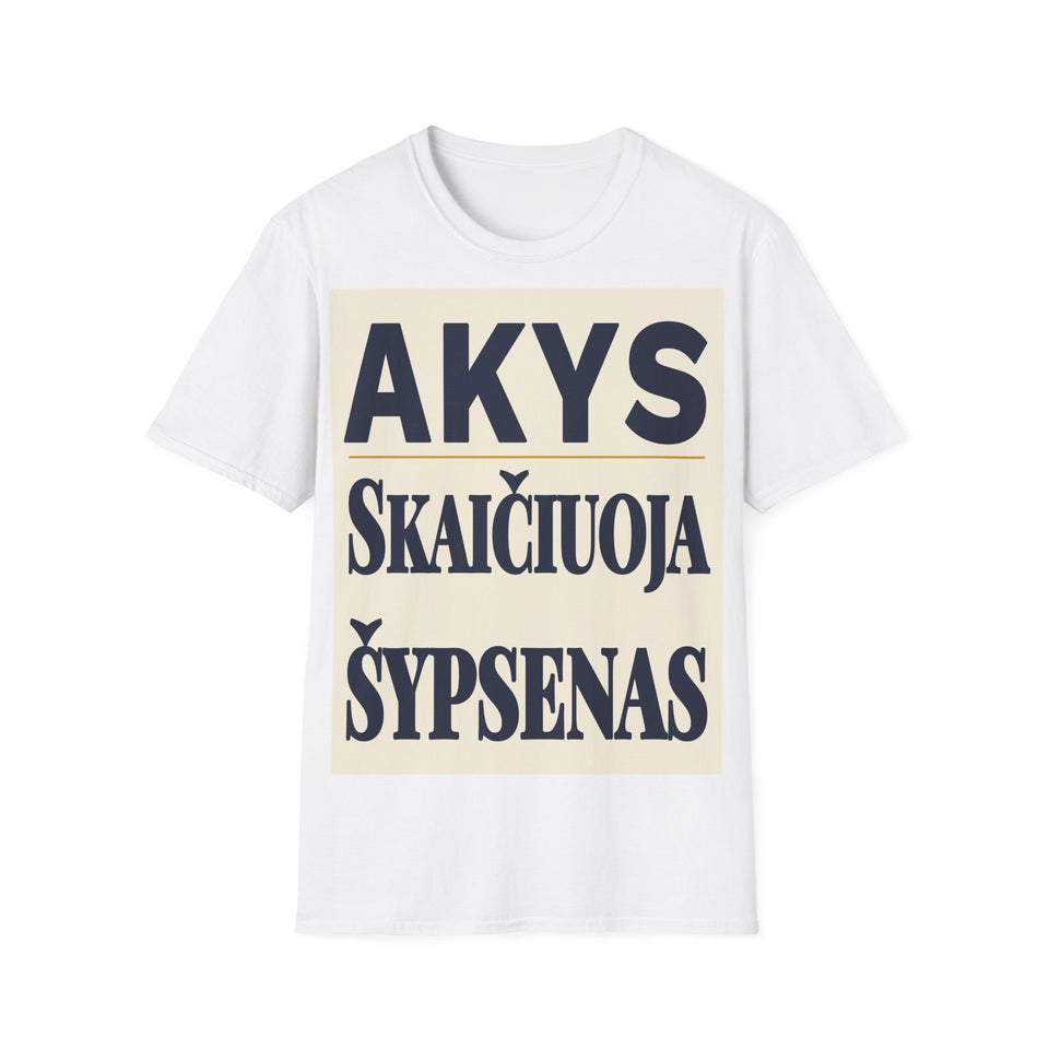 Akys skaičiuoja šypsenas.