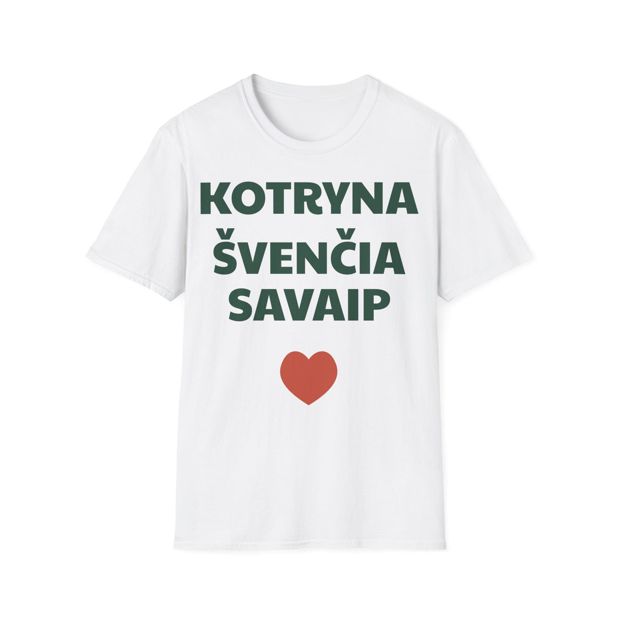 Kotryna švenčia savaip — Marškinėliai, spauda priekyje