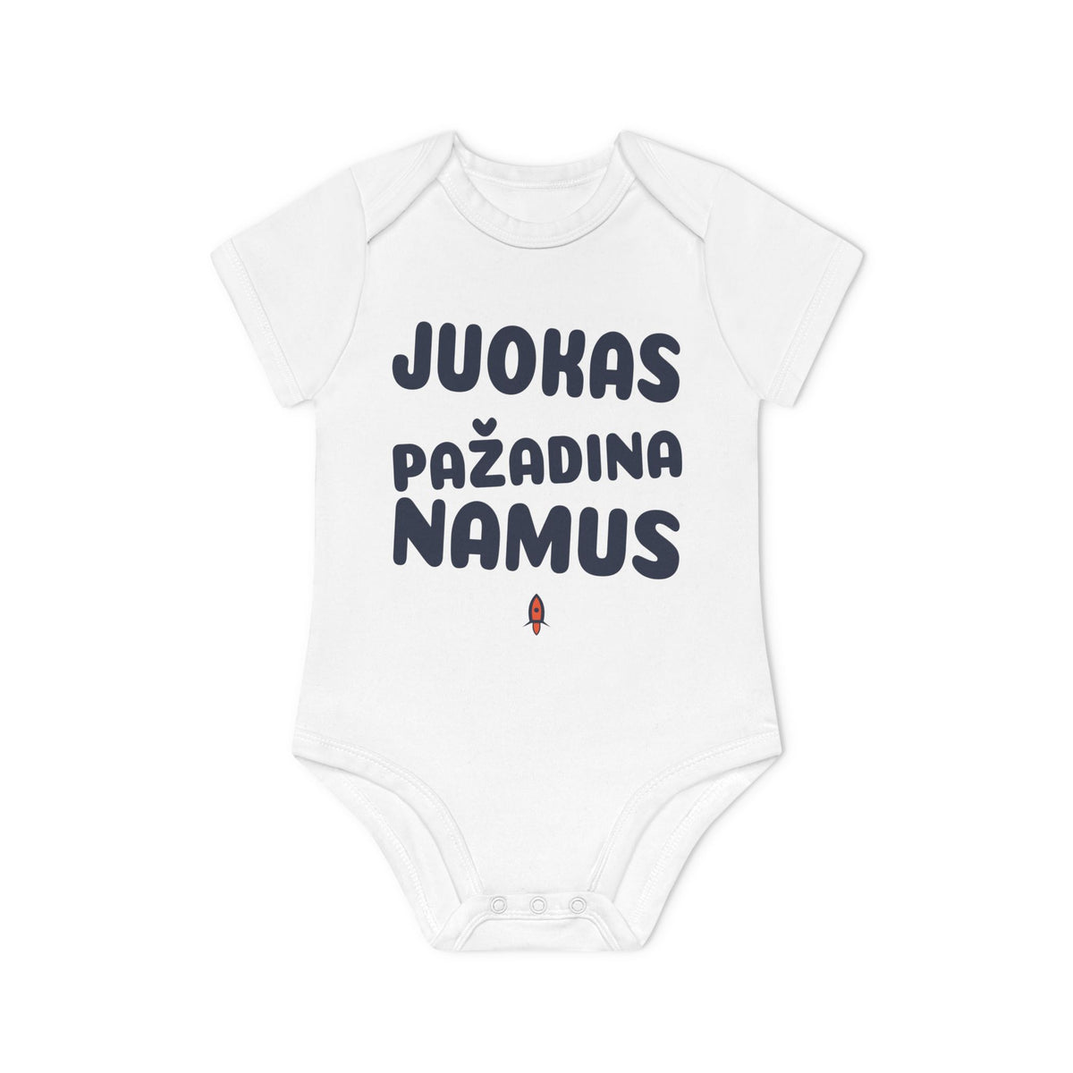 Juokas pažadina namus.
