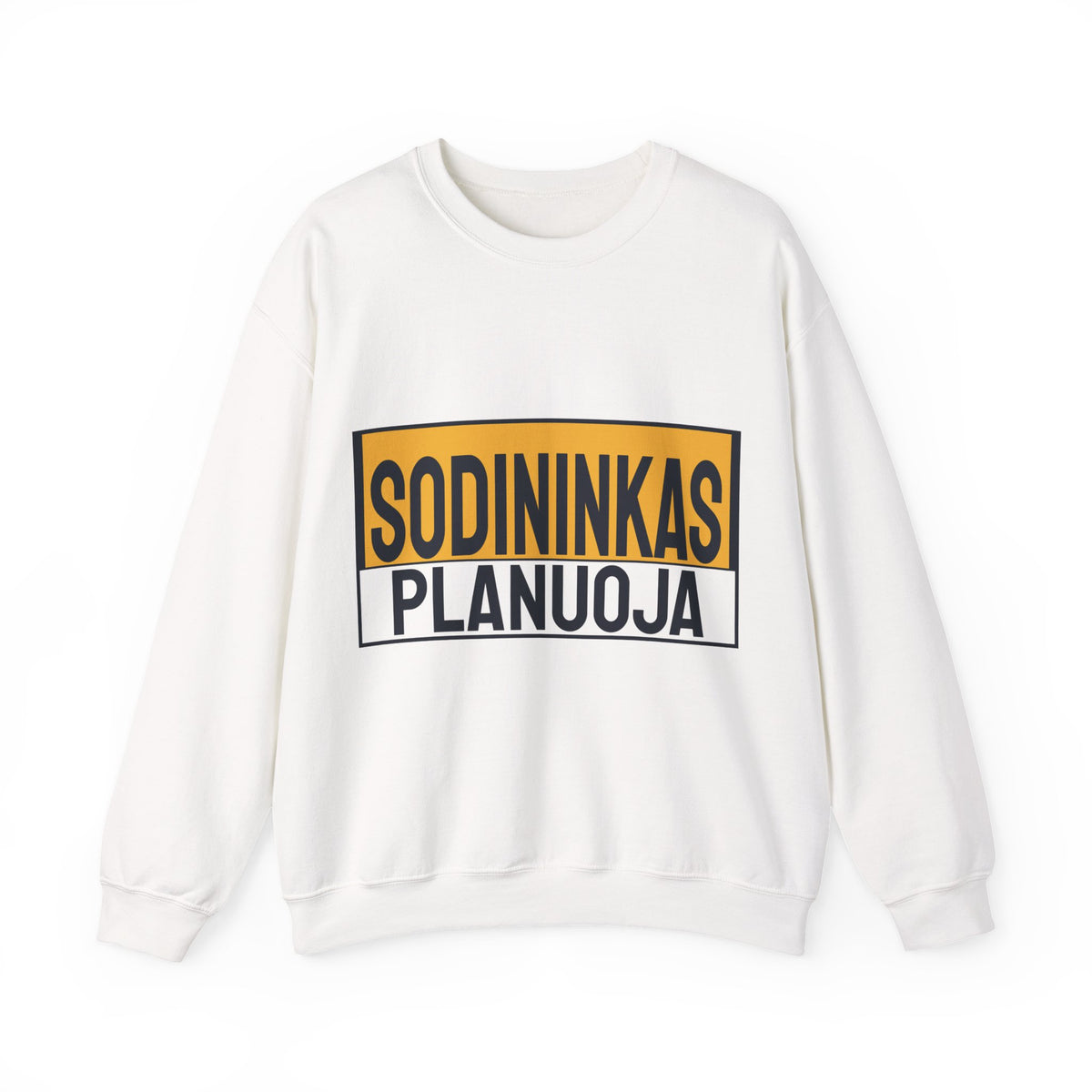 Sodininkas planuoja.