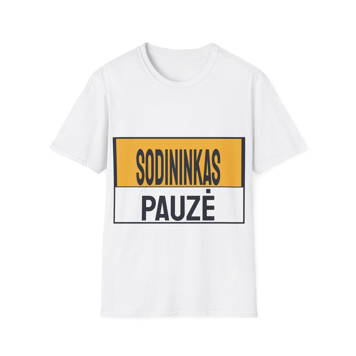 Sodininkas. Pauzė prie daigų.