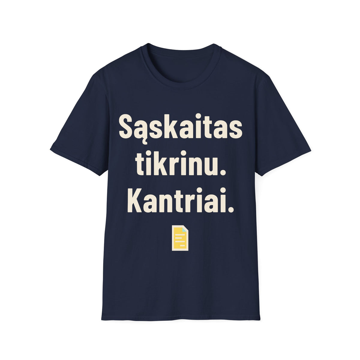 Sąskaitas tikrinu. Kantriai.