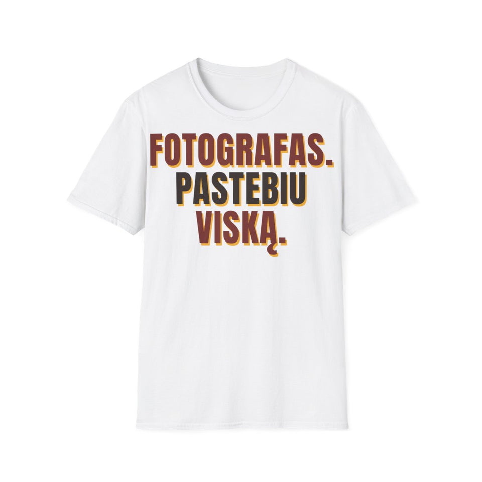 Fotografas pastebi.