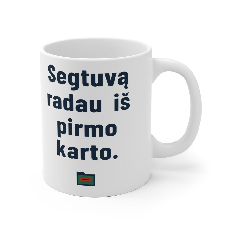 Segtuvą radau iš pirmo karto.