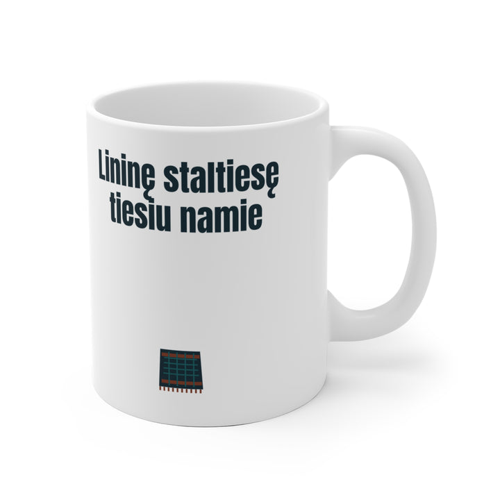 Lininę staltiesę tiesiu namie