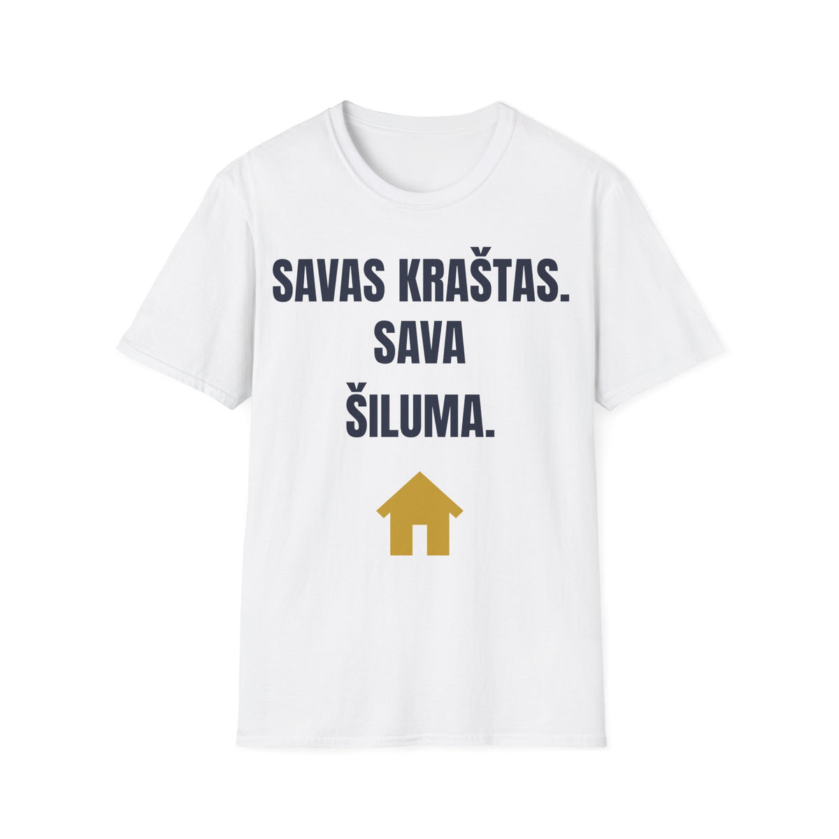 Savas kraštas. Sava šiluma. — Marškinėliai, spauda priekyje