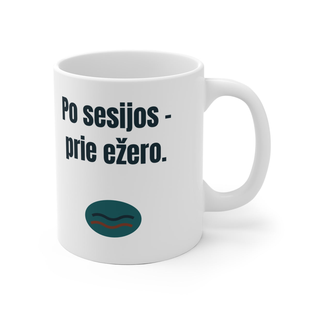 Po sesijos – prie ežero.