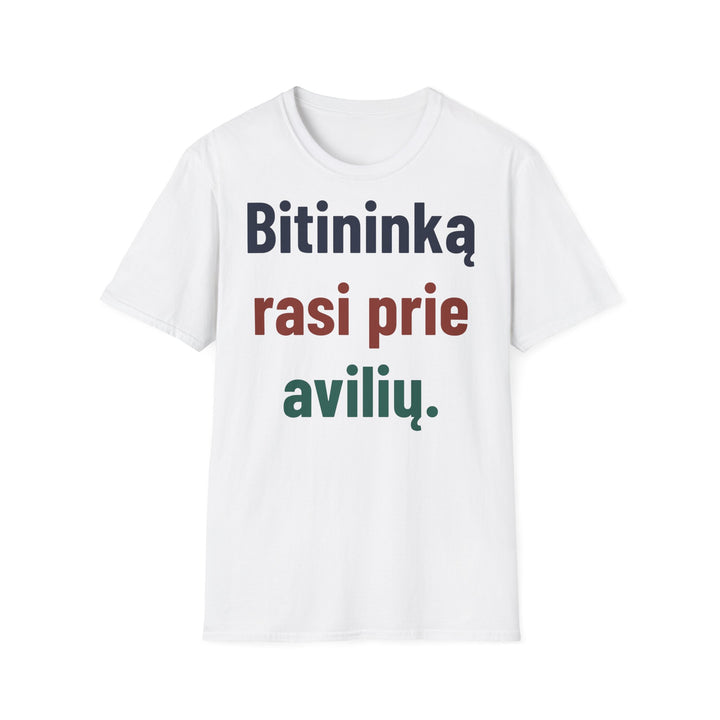 Bitininką rasi prie avilių.