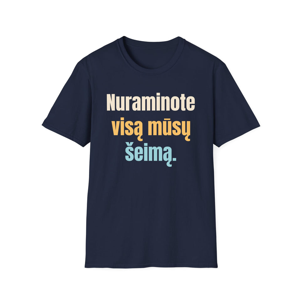 Nuraminote visą mūsų šeimą.