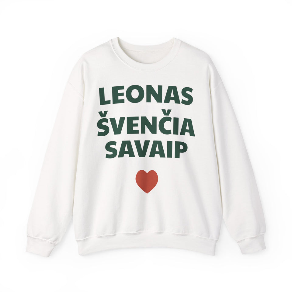 Leonas švenčia savaip — Džemperis, spauda priekyje