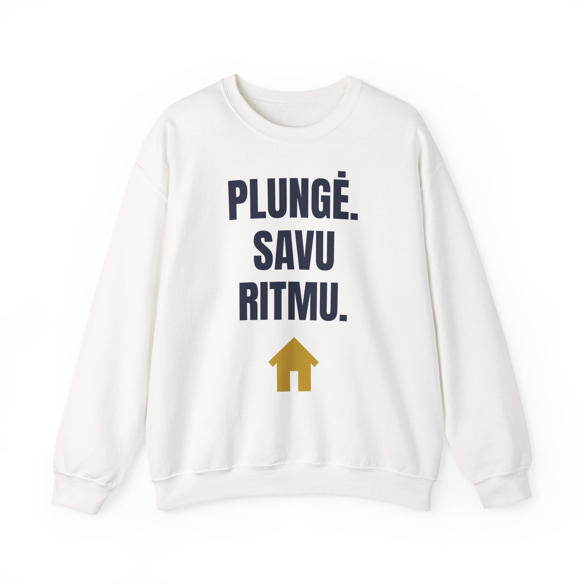 Plungė. Savu ritmu. — Džemperis, spauda priekyje