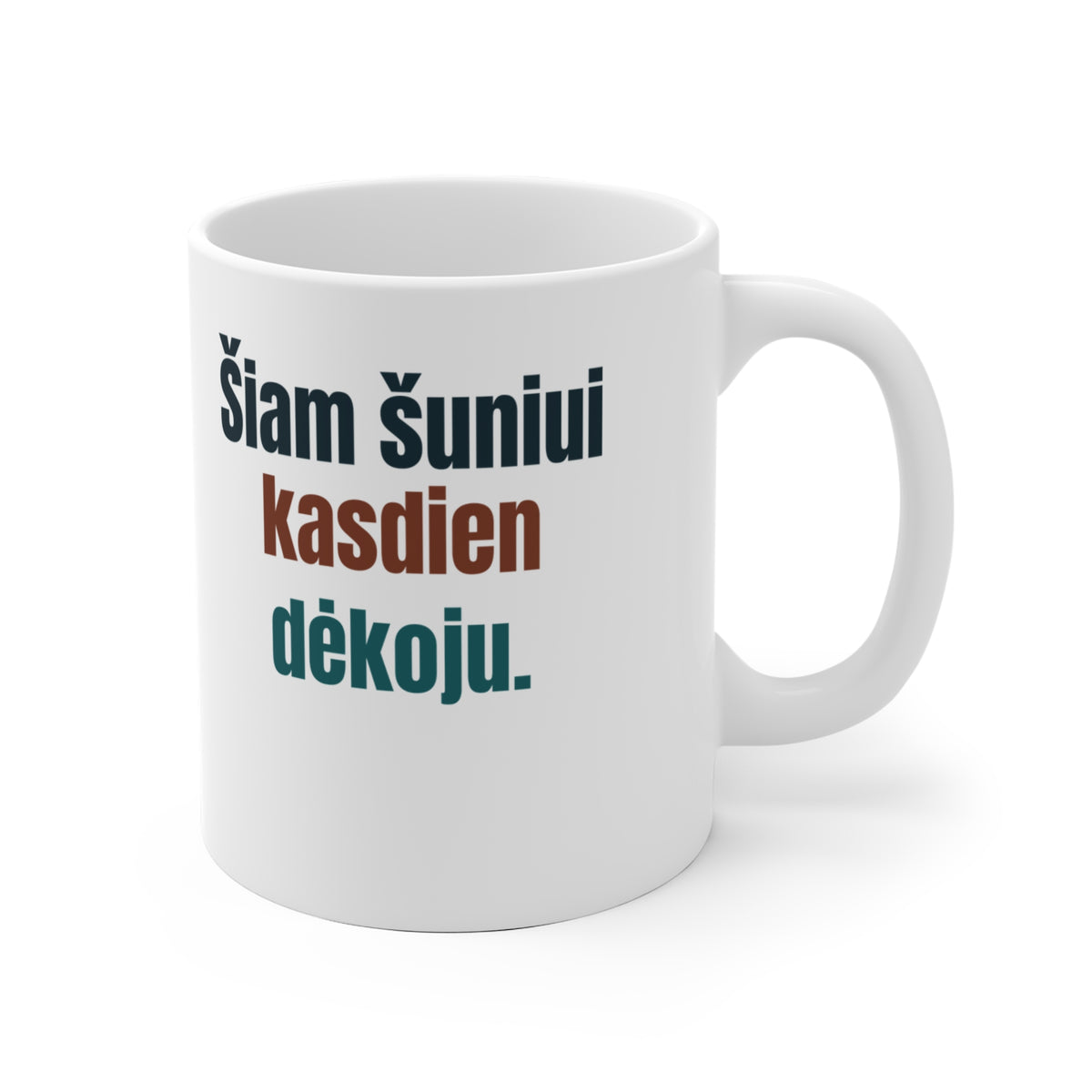 Kasdien dėkoju savo šuniui.