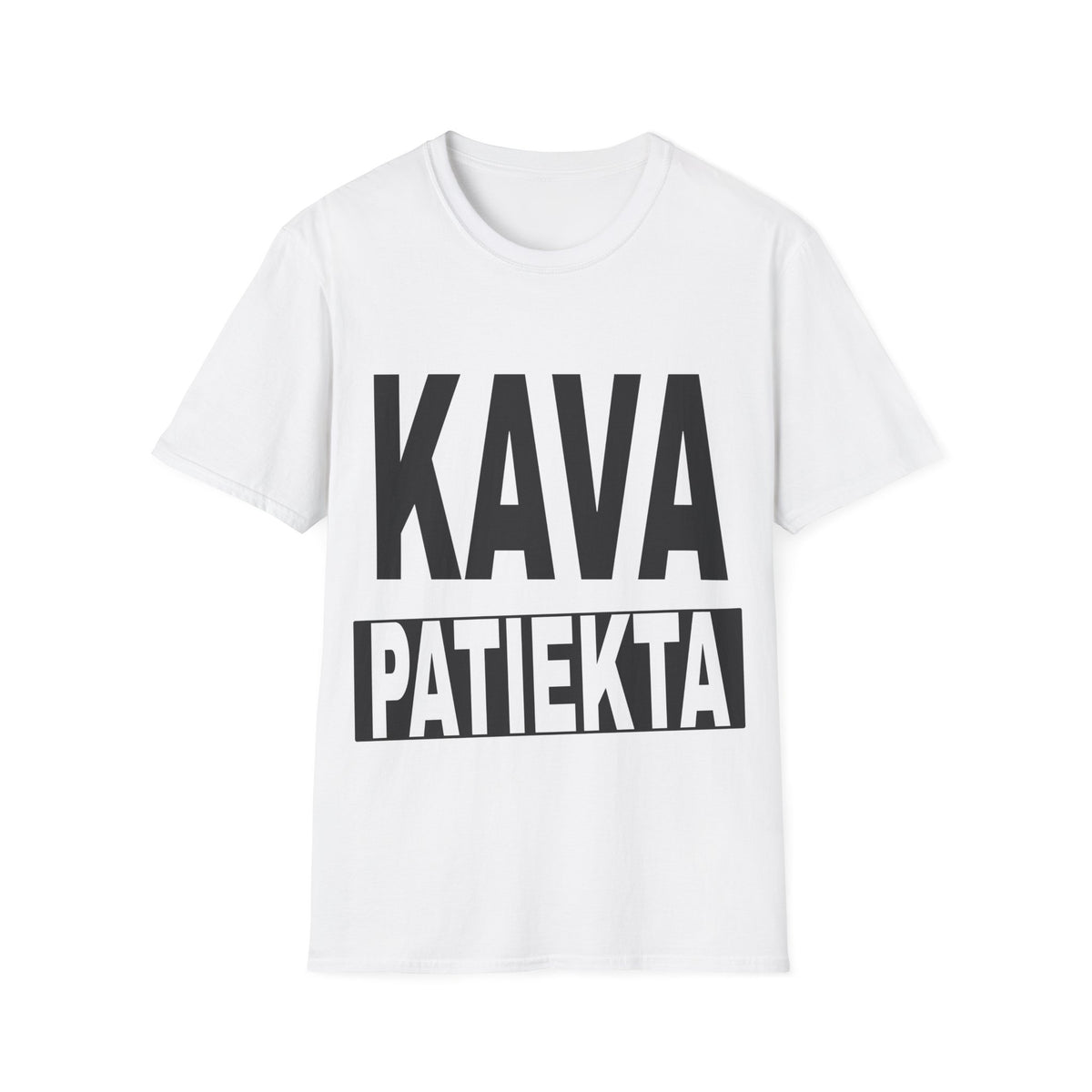 Kava patiekta.