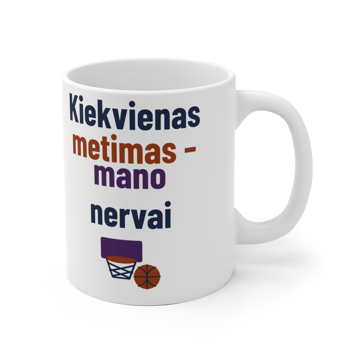 Kiekvienas metimas – mano nervai.