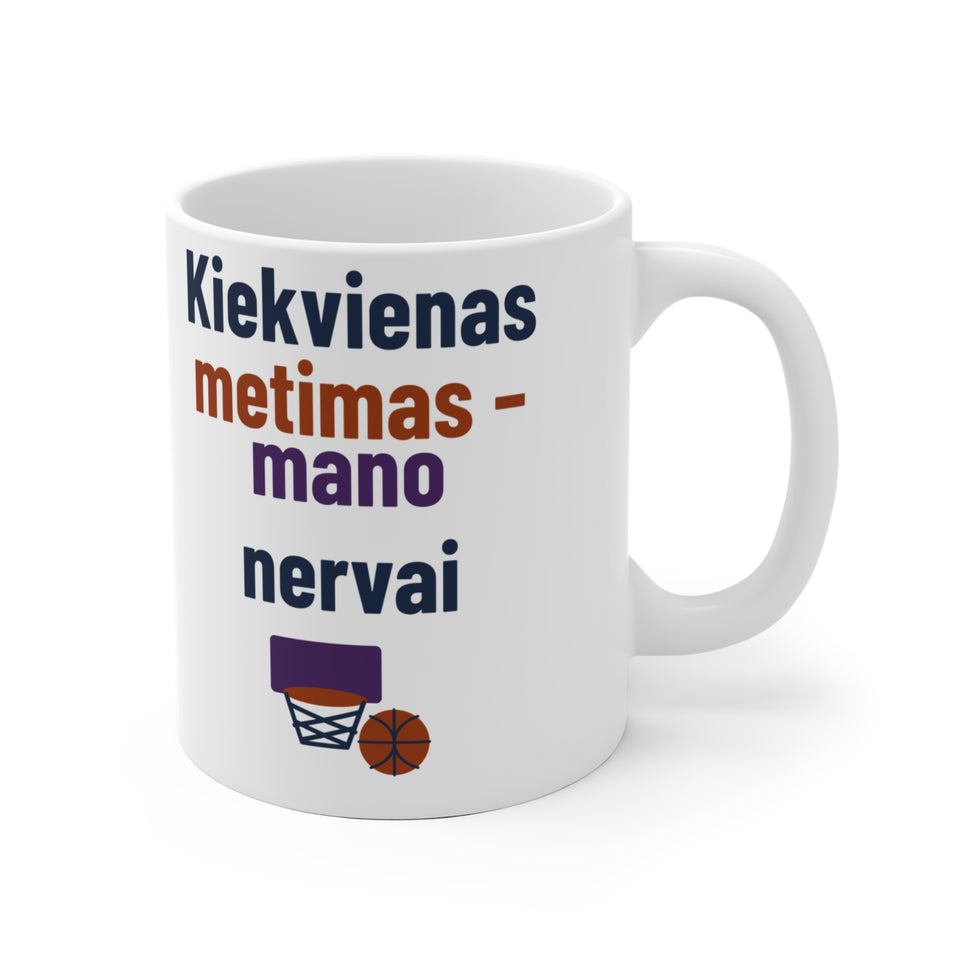Kiekvienas metimas – mano nervai