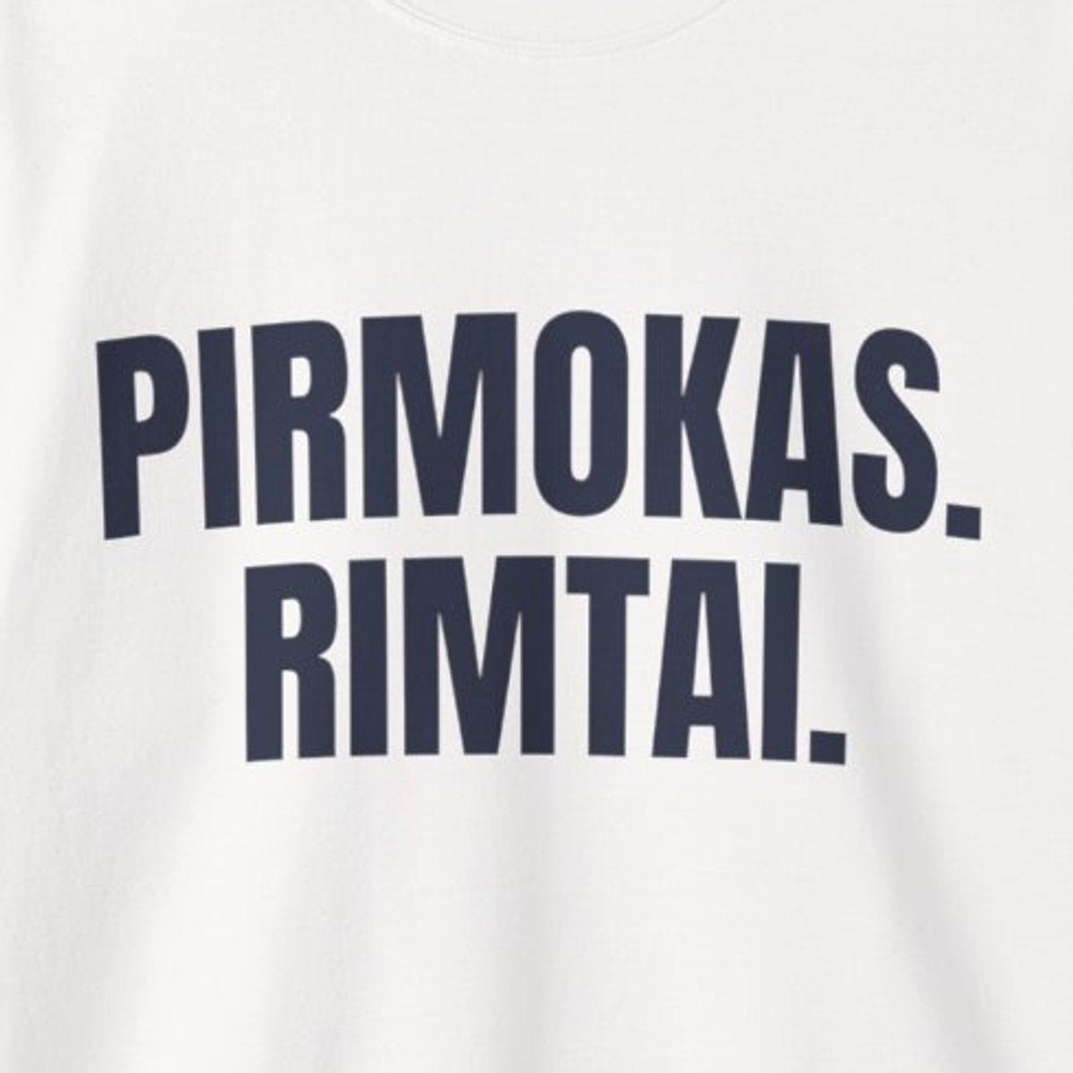 Pirmokas. Rimtai. · Džemperis · spauda priekyje