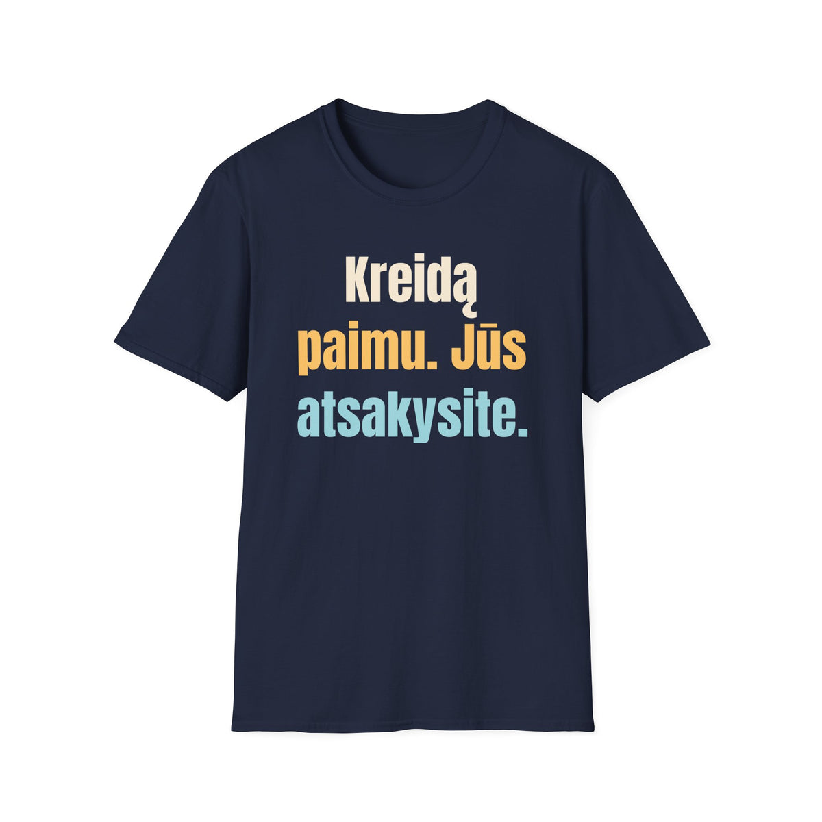 Paimu kreidą. Prie lentos – jūs.