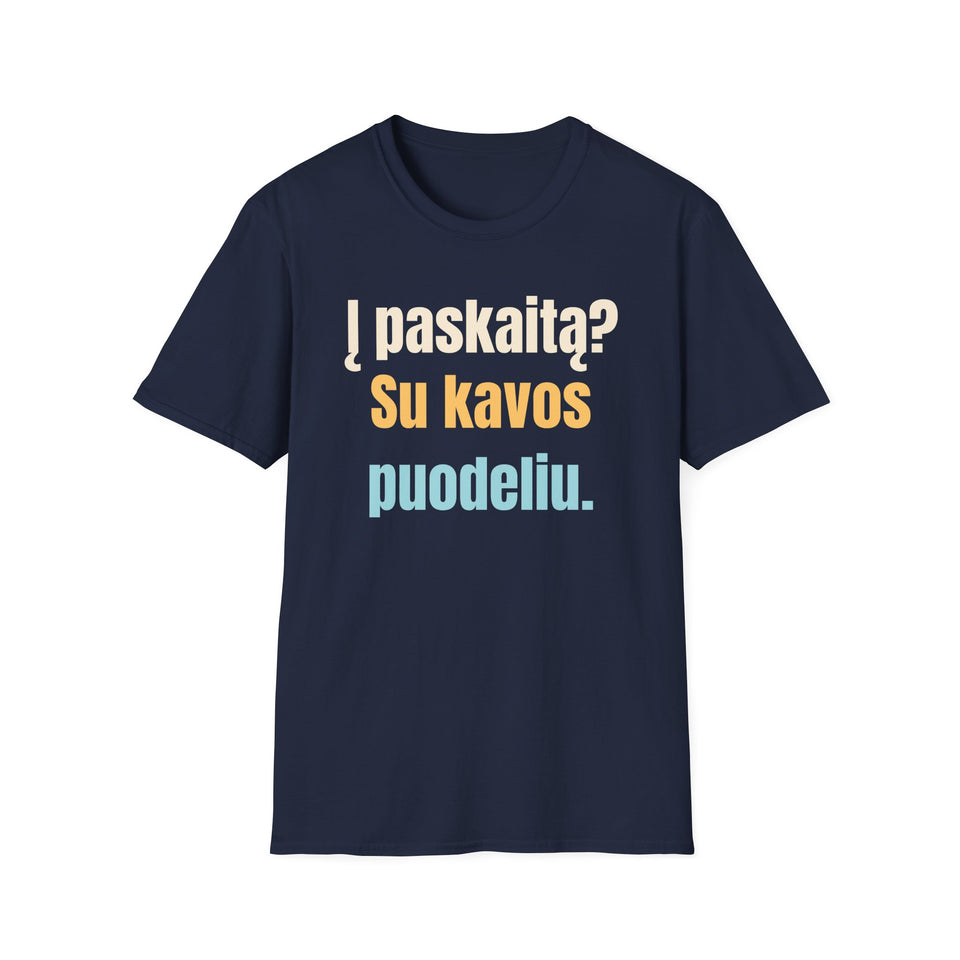 Į paskaitą? Su kavos puodeliu.