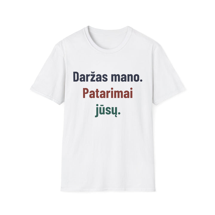 Daržas mano. Patarimai jūsų.