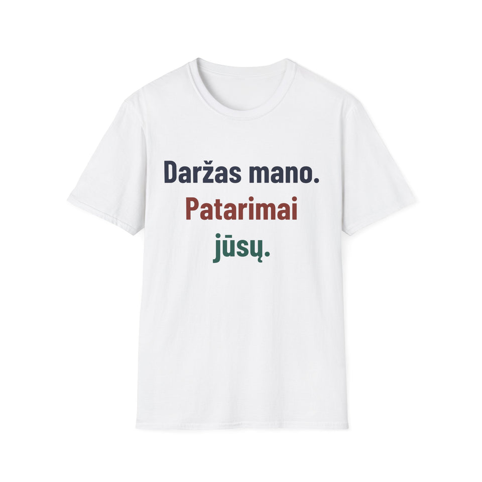 Daržas mano. Patarimai jūsų.