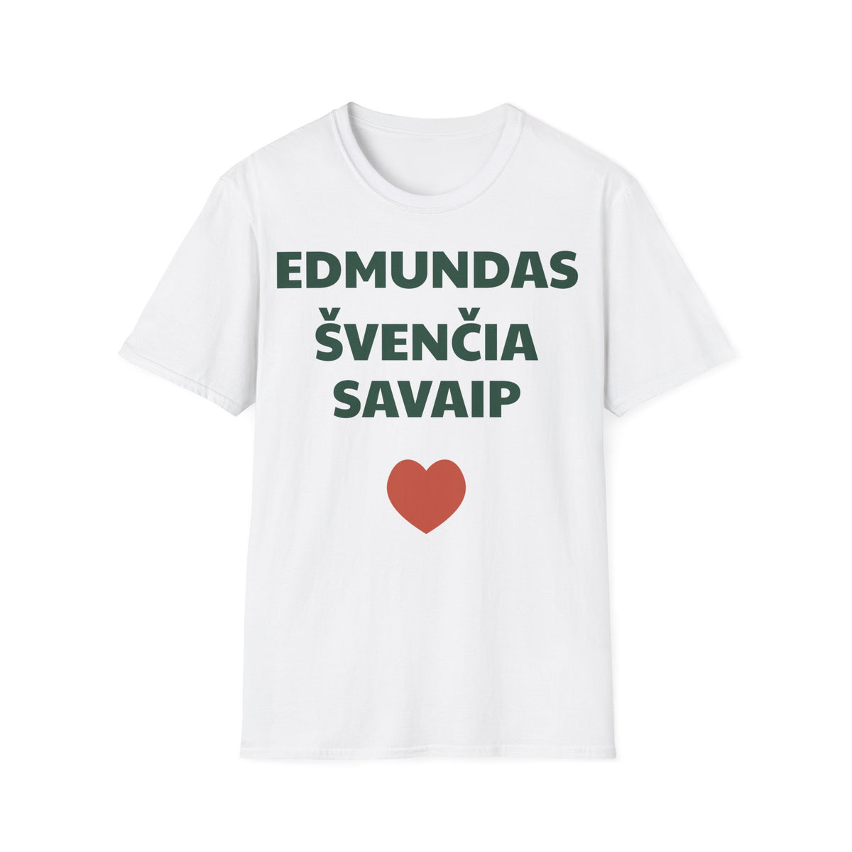 Edmundas švenčia savaip — Marškinėliai, spauda priekyje