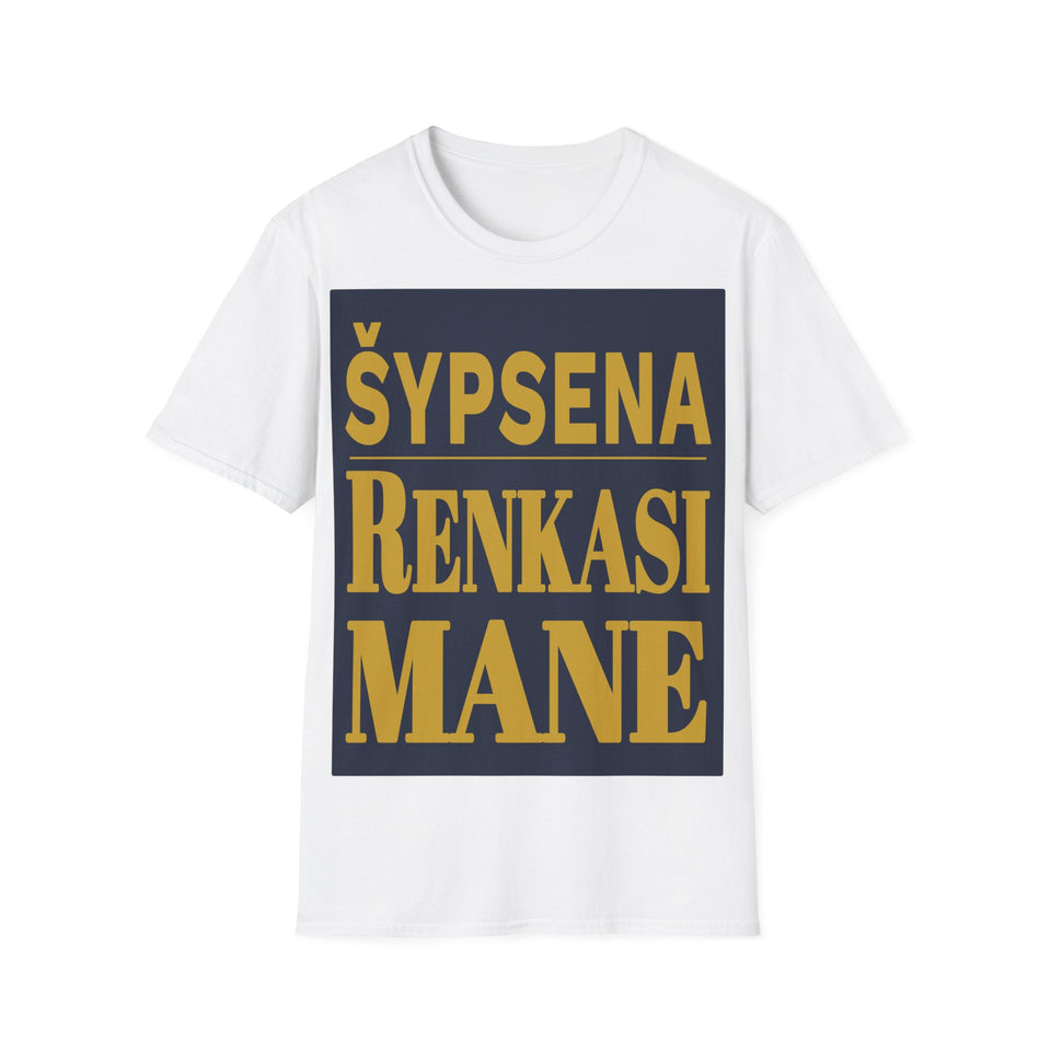 Šypsena renkasi mane.