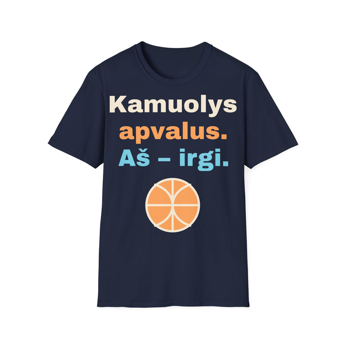 Kamuolys apvalus. Aš – irgi.