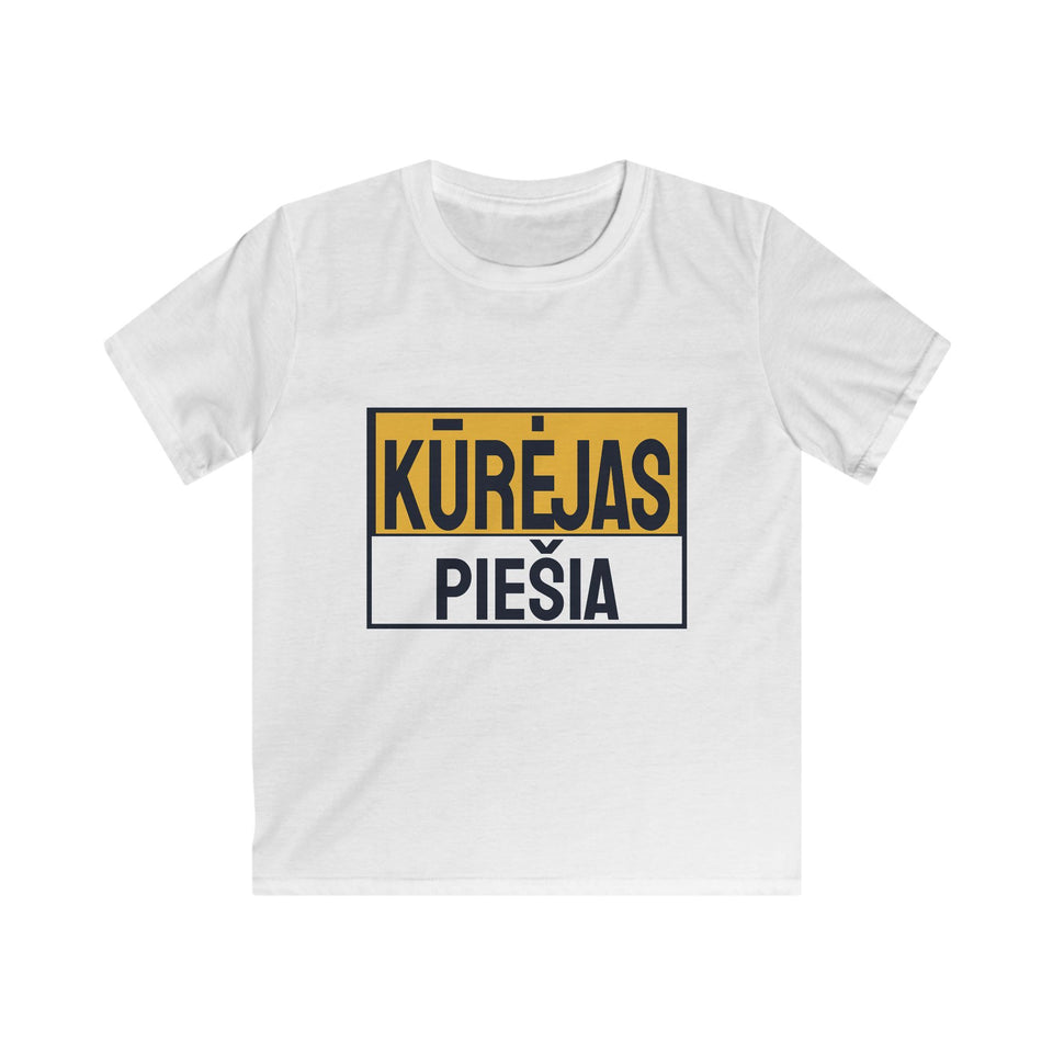 Kūrėjas piešia.