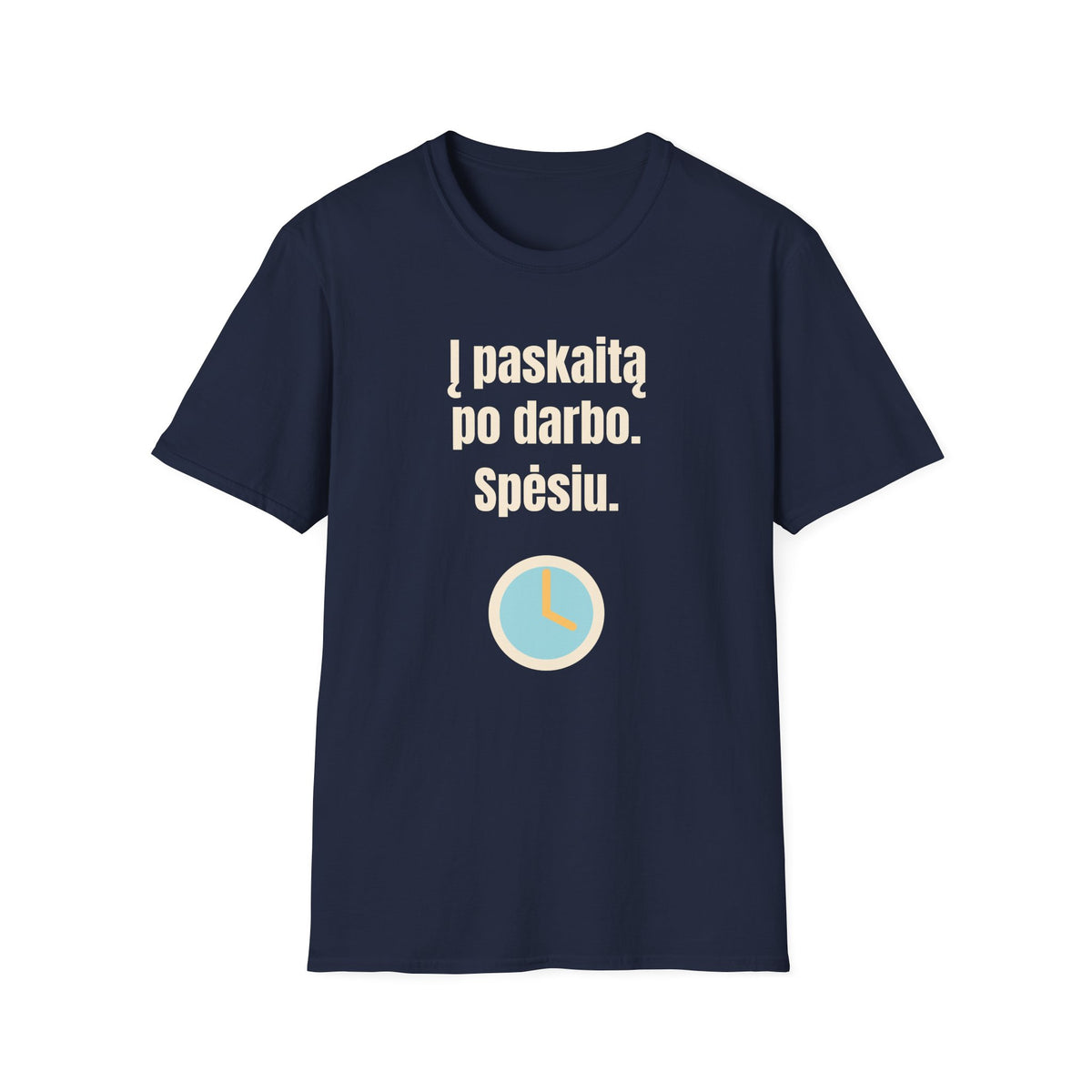 Į paskaitą po darbo. Spėsiu.