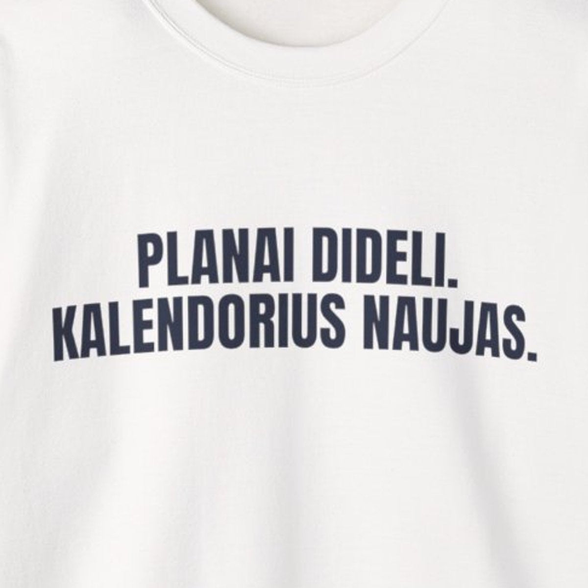 Planai dideli. Kalendorius naujas. · Džemperis · priekis