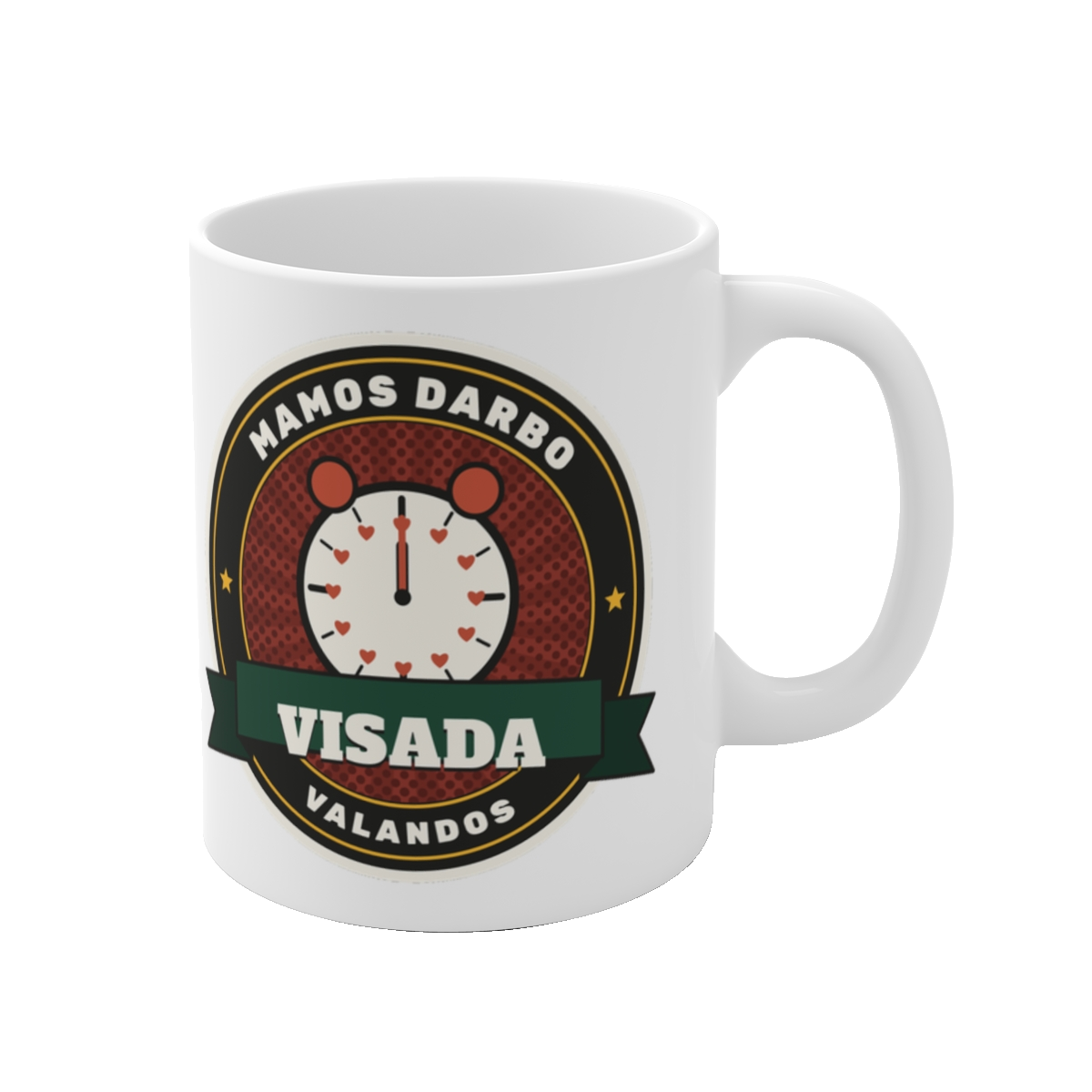 Puodelis „Mamos darbo valandos: visada“ – vaizdas 1