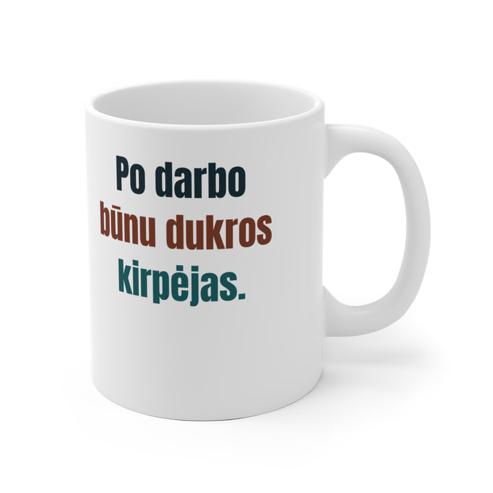 Po darbo būnu dukros kirpėjas.