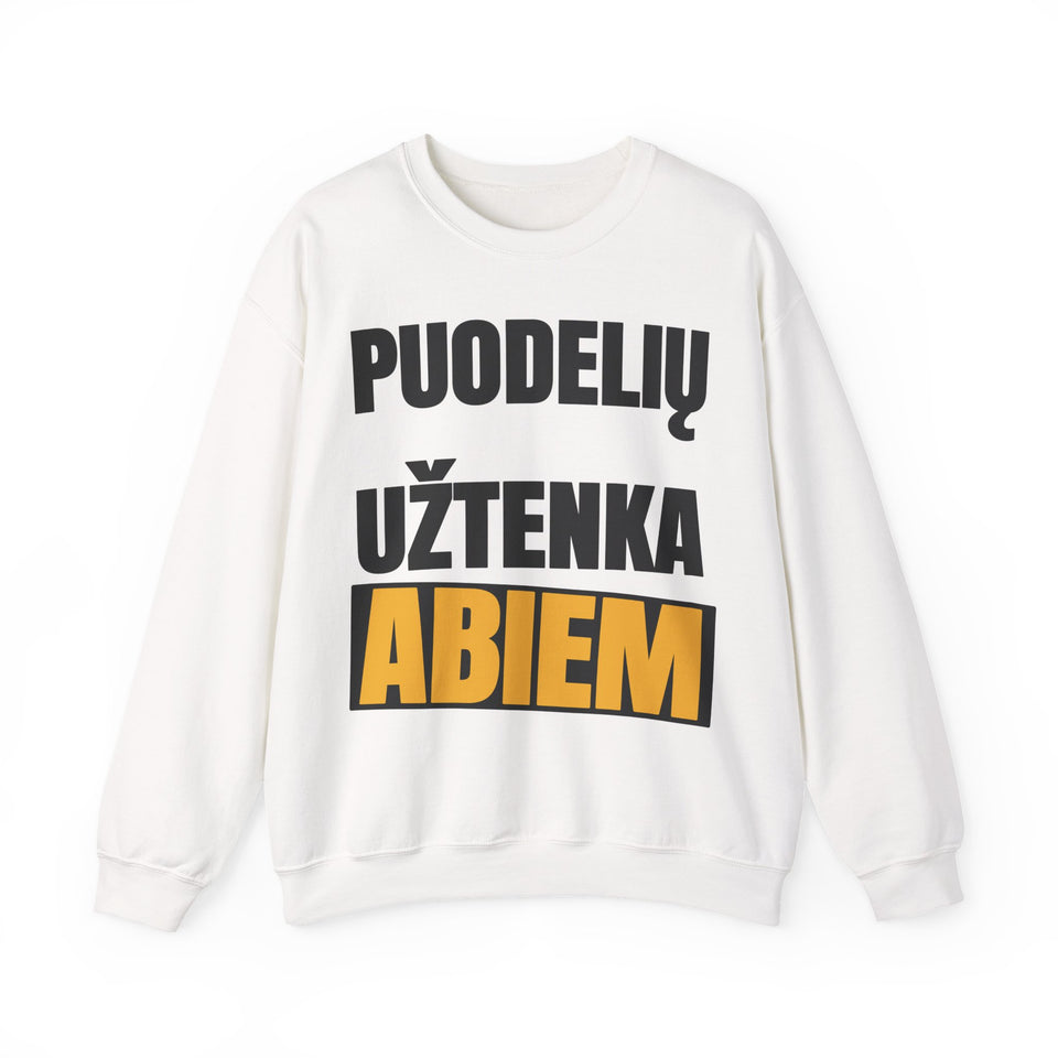 Puodelių užtenka abiem.