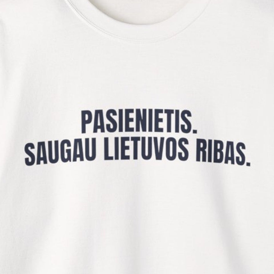 Pasienietis. Visada sargyboje. – Pasienietis. Saugau Lietuvos ribas. · Džemperis · spauda priekyje