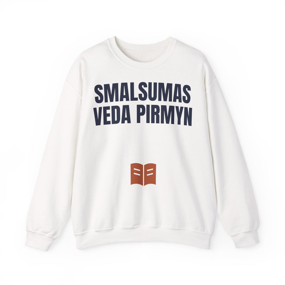 Smalsumas veda pirmyn — Džemperis, spaudos vaizdas