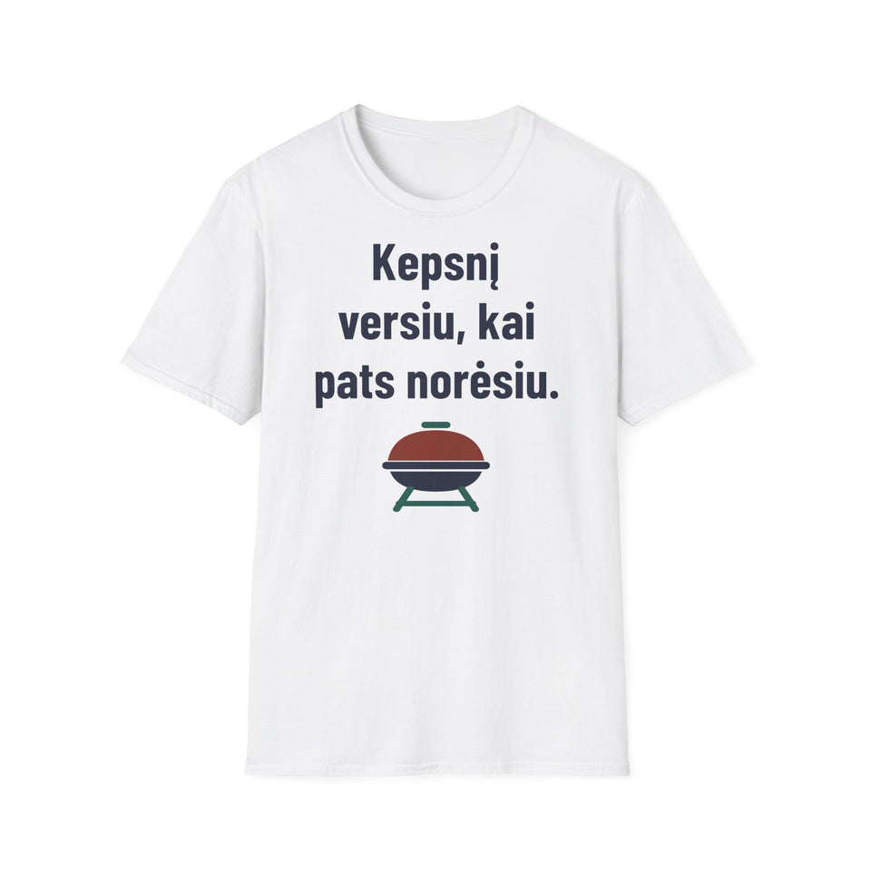 Kepsnį versiu, kai pats norėsiu.