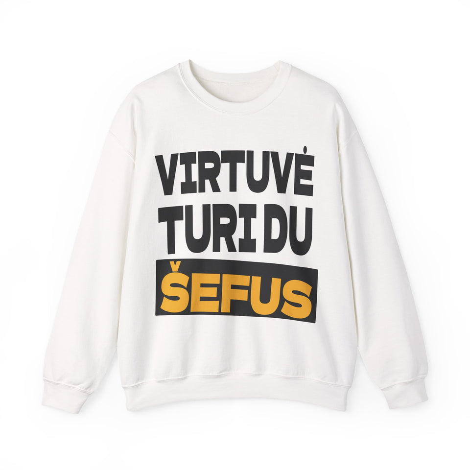 Virtuvė turi du šefus.