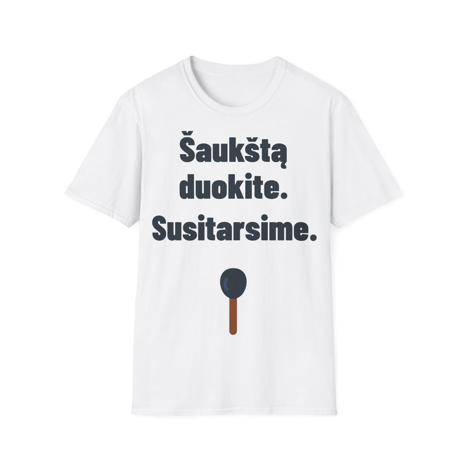 Šaukštą duokite. Susitarsime.