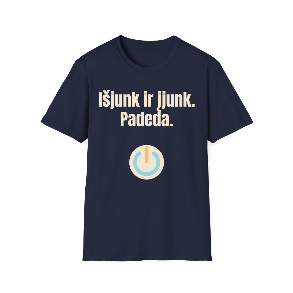 Išjunk ir įjunk. Padeda.