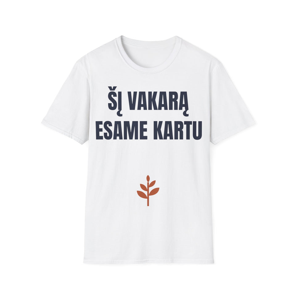 Šį vakarą esame kartu — Marškinėliai, spaudos vaizdas