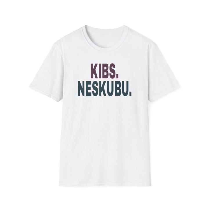 Marškinėliai „Kibs. Neskubu.“ — gaminio maketas 1