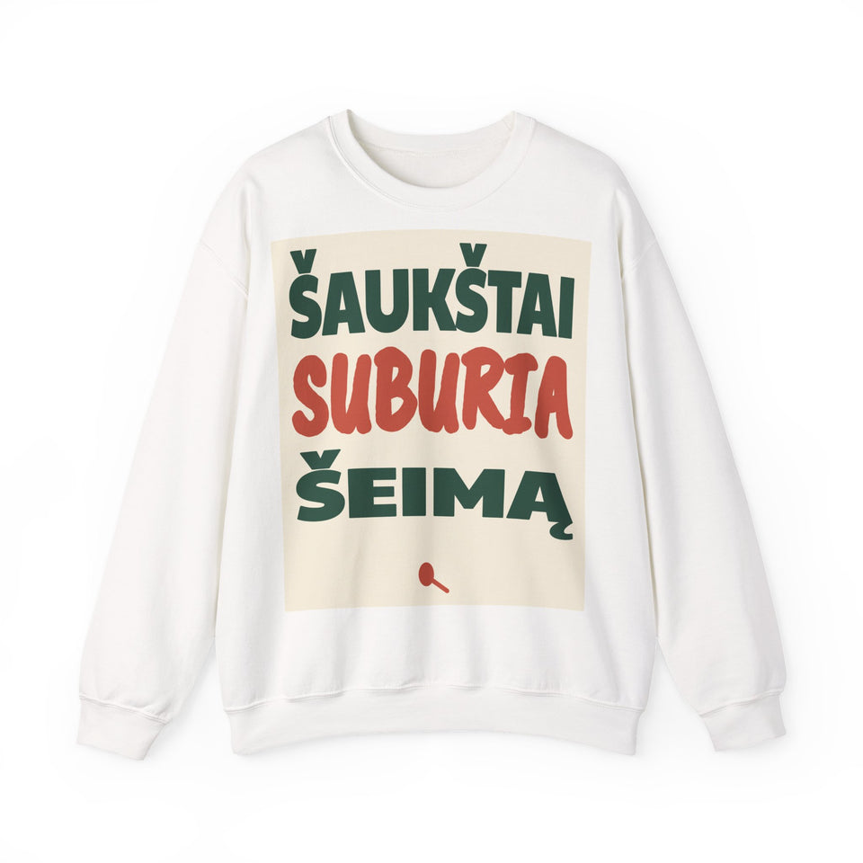 Šaukštai suburia šeimą.