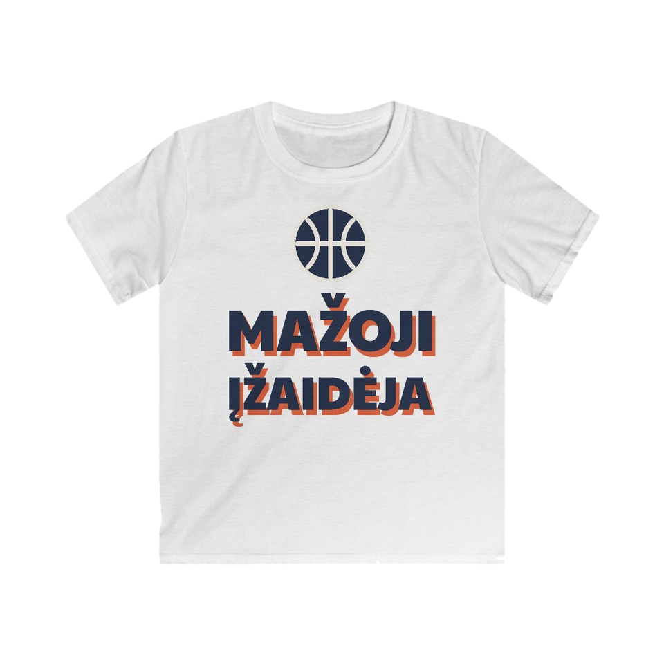 Vaikiški marškinėliai „Mažoji įžaidėja“ – balta
