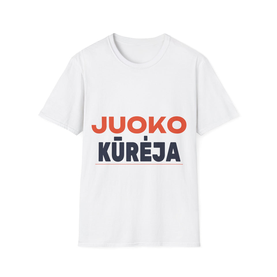 Juoko kūrėja.