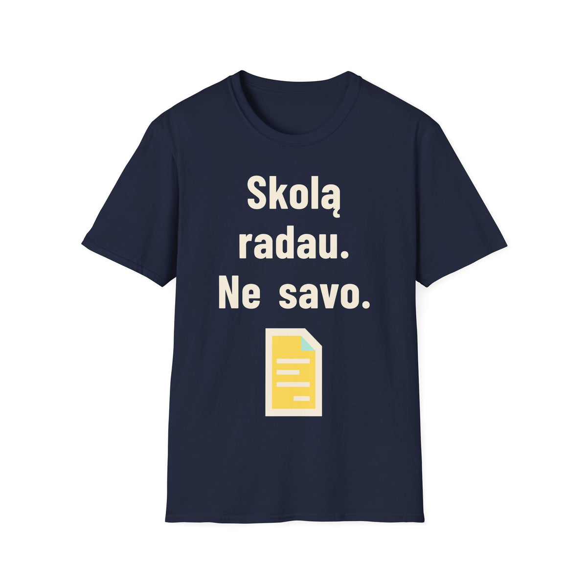 Skolą radau. Ne savo.