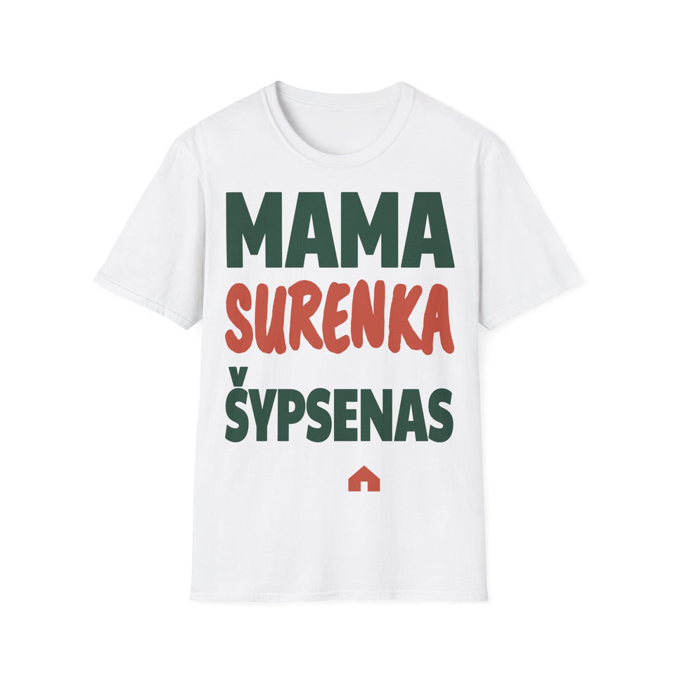 Mama surenka šypsenas.