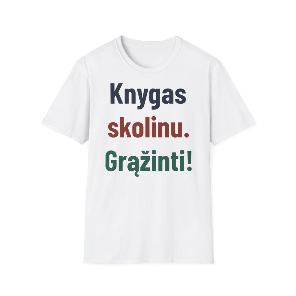 Knygas skolinu. Grąžinti!