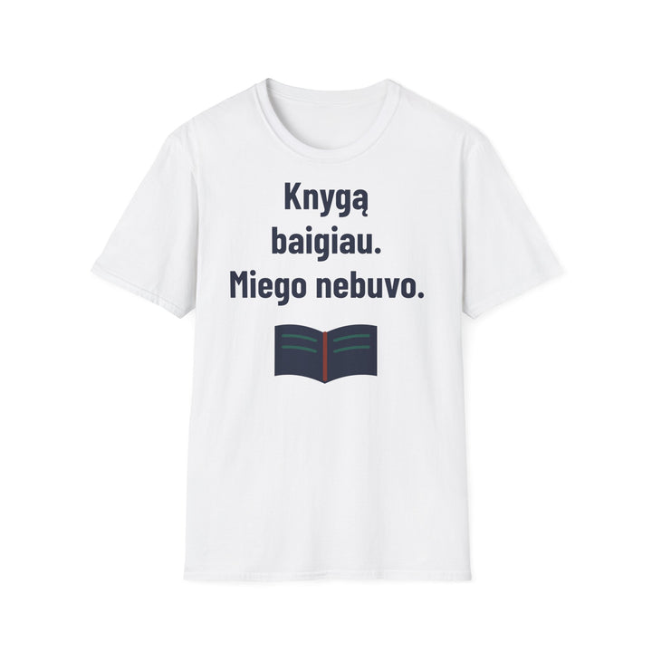 Knygą baigiau. Miego nebuvo.