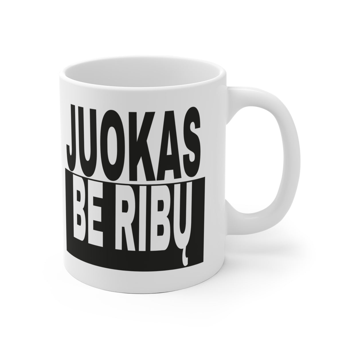 Juokas be ribų.