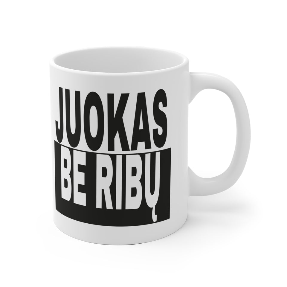 Juokas be ribų.